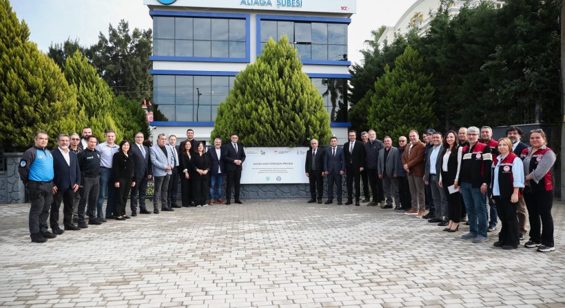 ALİAĞA KÖRFEZİ MAVİ DÖNÜŞÜM PROJESİ TANITIM TOPLANTISI GERÇEKLEŞTİRİLDİ