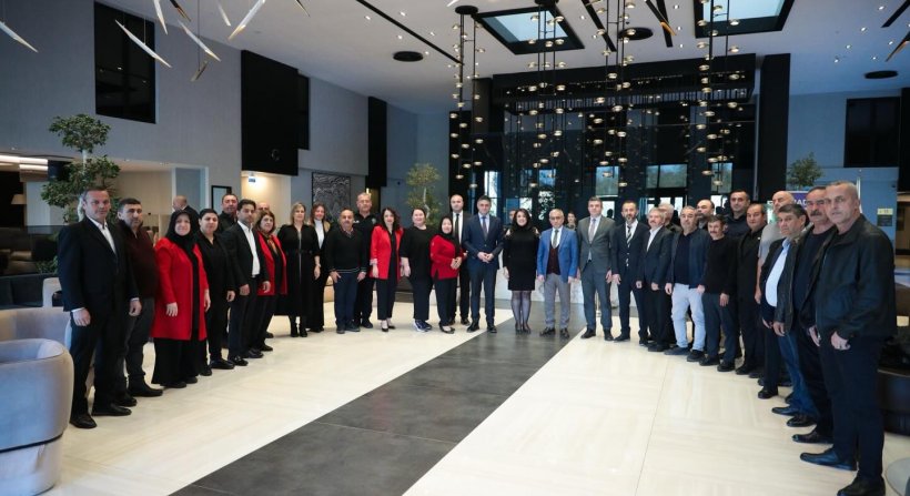 ALİAĞA MUHTARLARI, İLÇE PROTOKOLÜNÜ BİR ARAYA GETİRDİ